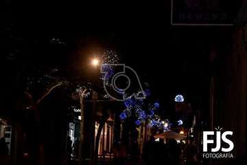 Telde se pone en modo navideño con el encendido de sus luces/Francisco Javier Santana.